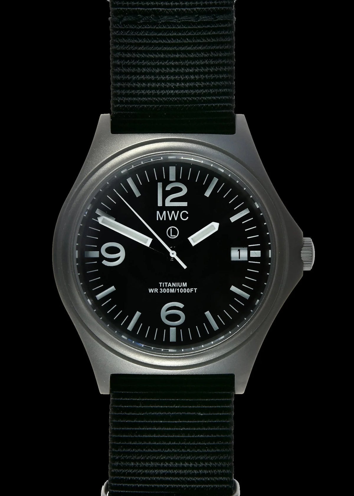 MWC Infantry Watch - 45th Anniversary Ltd Edition Titanium, 300m Water Resistant, 10 Year Battery, Luminova, Sapphire Crystal