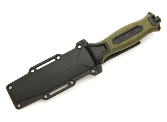 Whitby Outdoor Survival/Camping Sheath Knife with Sawtooth Blade (4.5