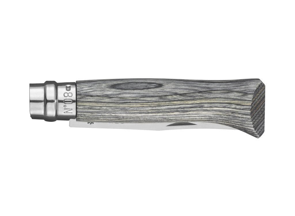 Opinel - No.8 Laminated Birch Knife - Grey