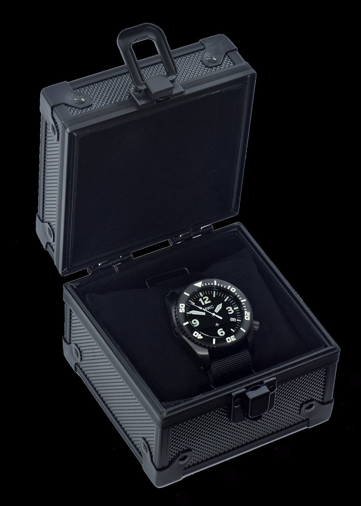 MWC Divers Watch - Depthmaster, 100atm / 3,280ft / 1000m Water Resistant Military Divers Watch, PVD Stainless Steel Case, Helium Valve (Quartz)