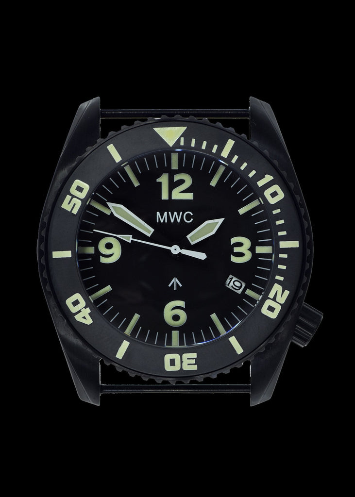 MWC Divers Watch - Depthmaster, 100atm/3,280ft/1000m Water Resistant, PVD Stainless Steel, Helium Valve (Automatic)