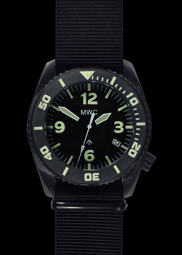 MWC Divers Watch - Depthmaster, 100atm/3,280ft/1000m Water Resistant, PVD Stainless Steel, Helium Valve (Automatic)