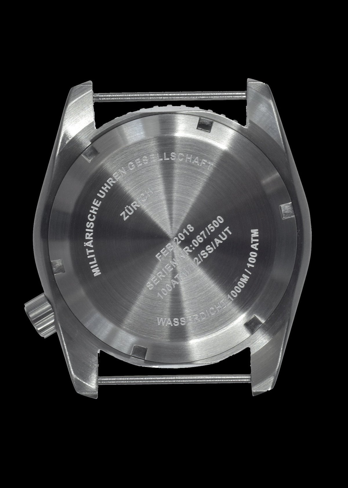 MWC Divers Watch - Depthmaster, 100atm / 3,280ft / 1000m Water Resistant Military Divers Watch, Stainless Steel Case, Helium Valve (Quartz)