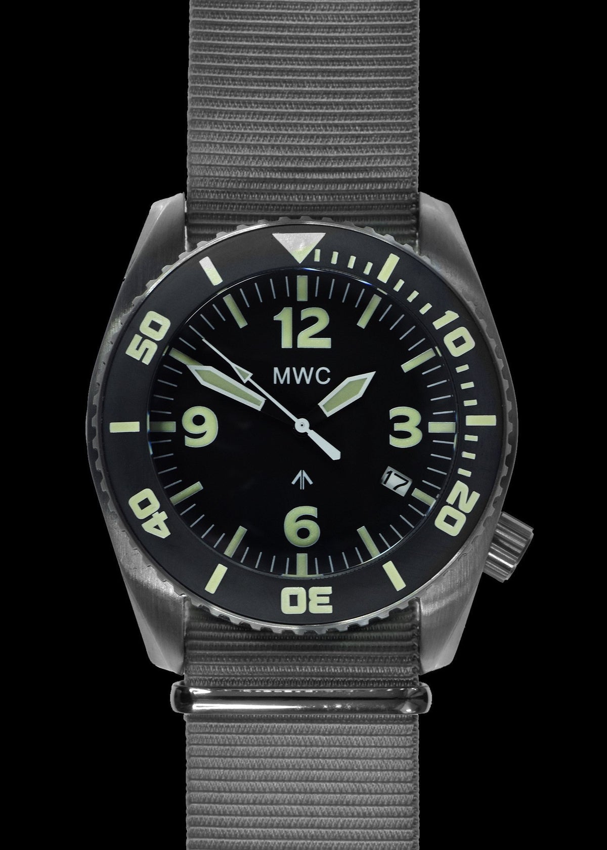 MWC Divers Watch - Depthmaster, 100atm / 3,280ft / 1000m Water Resistant Military Divers Watch, Stainless Steel Case, Helium Valve (Automatic)