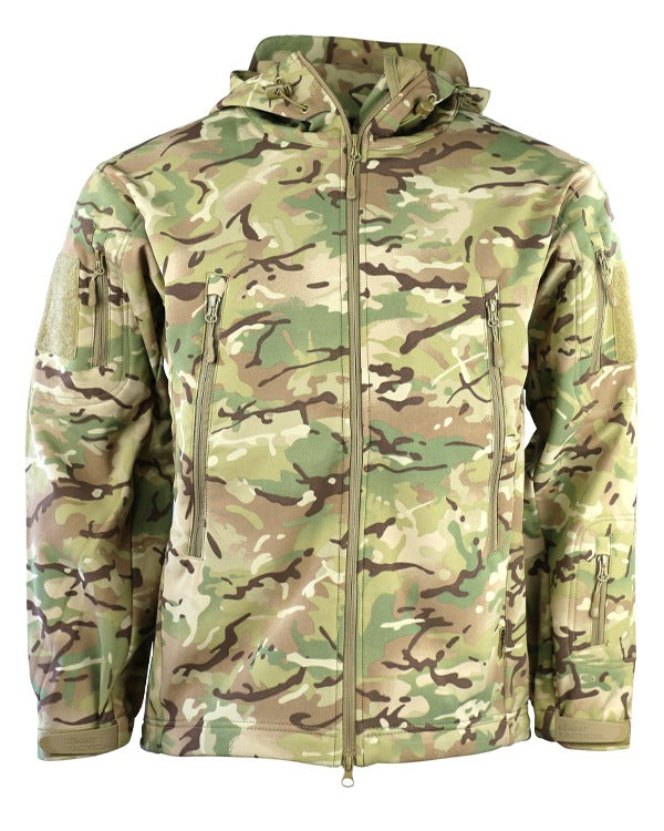 Kombat UK - Patriot Tactical Softshell Shark Skin Jacket - Hooded