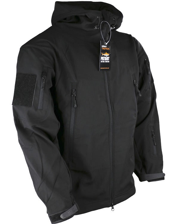 Kombat UK - Patriot Tactical Softshell Shark Skin Jacket - Hooded