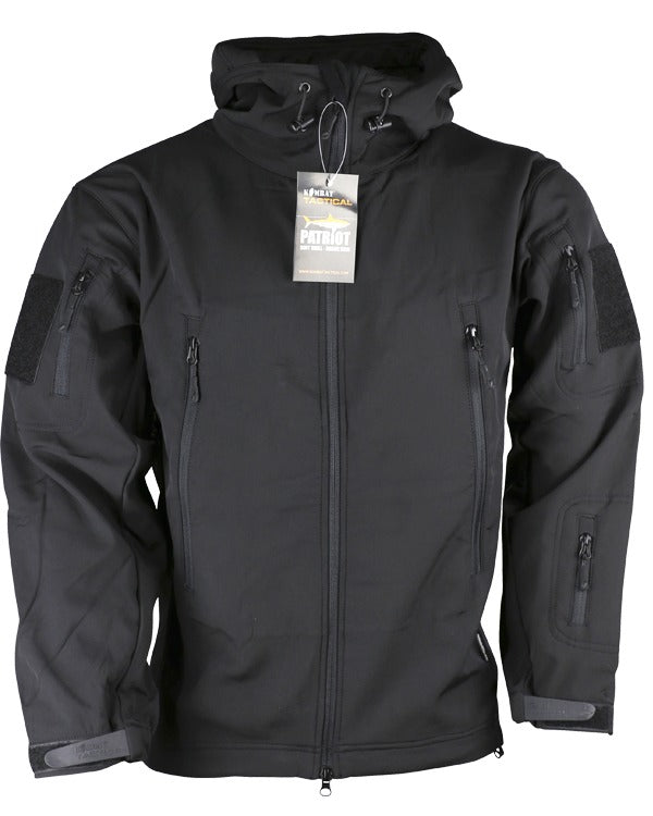 Kombat UK - Patriot Tactical Softshell Shark Skin Jacket - Hooded