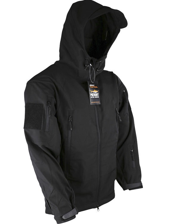 Kombat UK - Patriot Tactical Softshell Shark Skin Jacket - Hooded