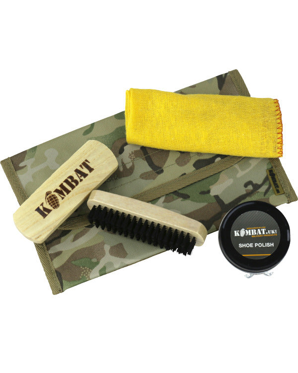 Kombat UK - Military / Cadet Boot Care Kit - BTP with Black or Brown Polish