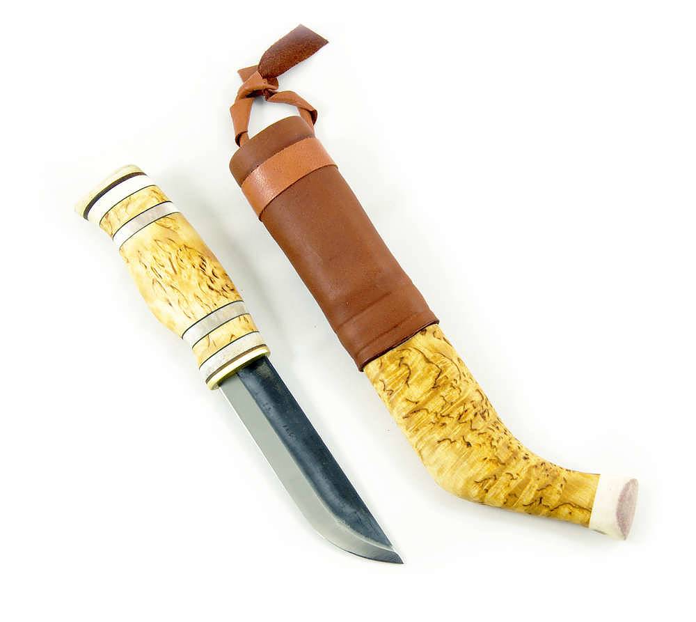 Wood Jewel - Large Sami Wood knife, 12cm (23TMR)