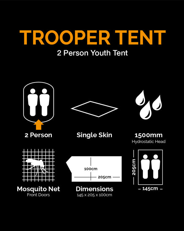 Trooper Tent - BTP (2 Person, Single Skin)