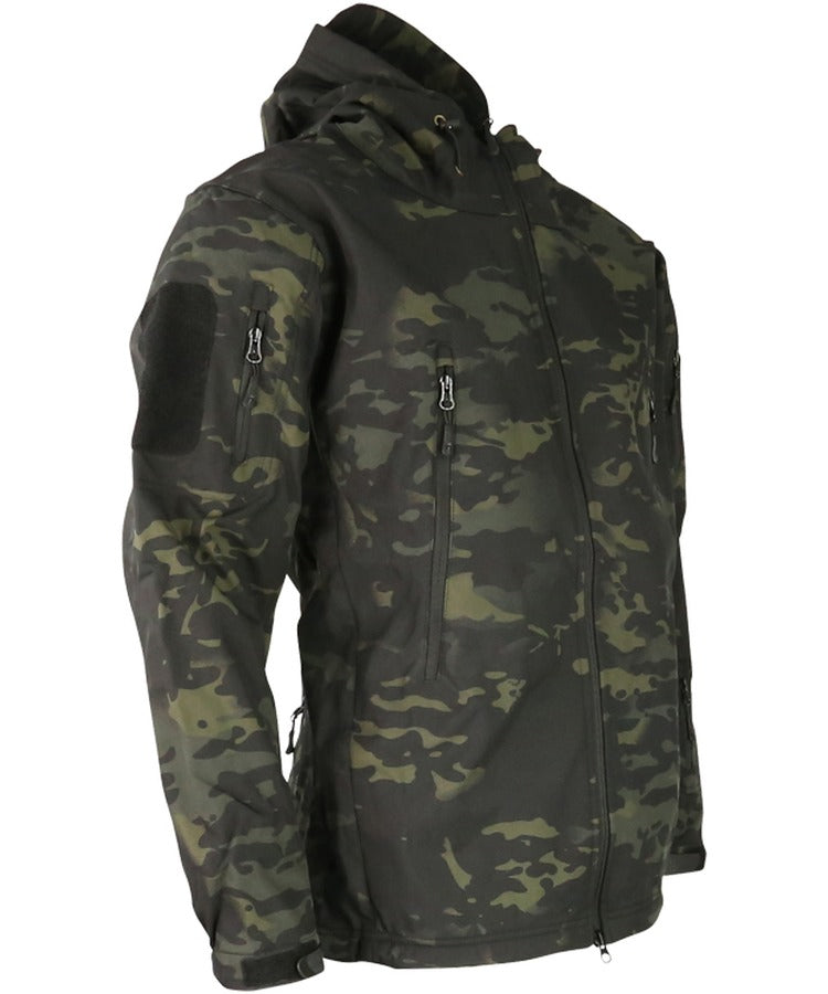 Kombat UK - Patriot Tactical Softshell Shark Skin Jacket - Hooded