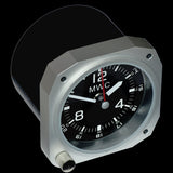 MWC Clock - Limited Edition - Replica Cockpit, Aluminium Finish - Desk Clock