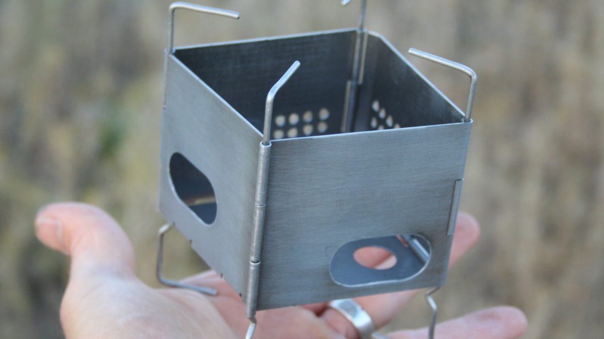 Folding Firebox Nano Stove (Gen 2) (Stainless Steel)