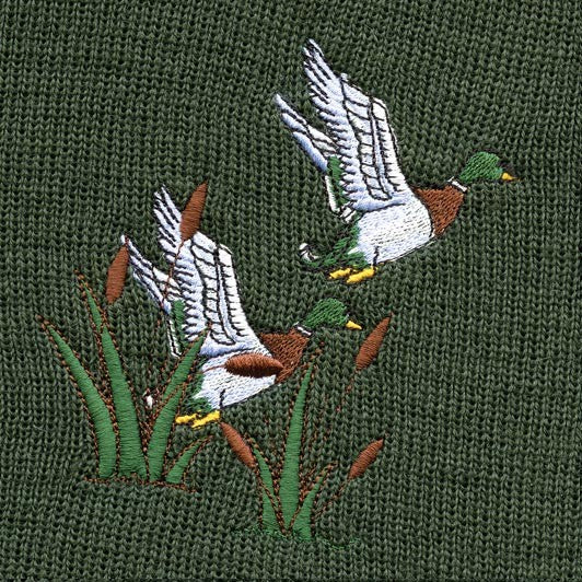 Embroidery - Rising Ducks