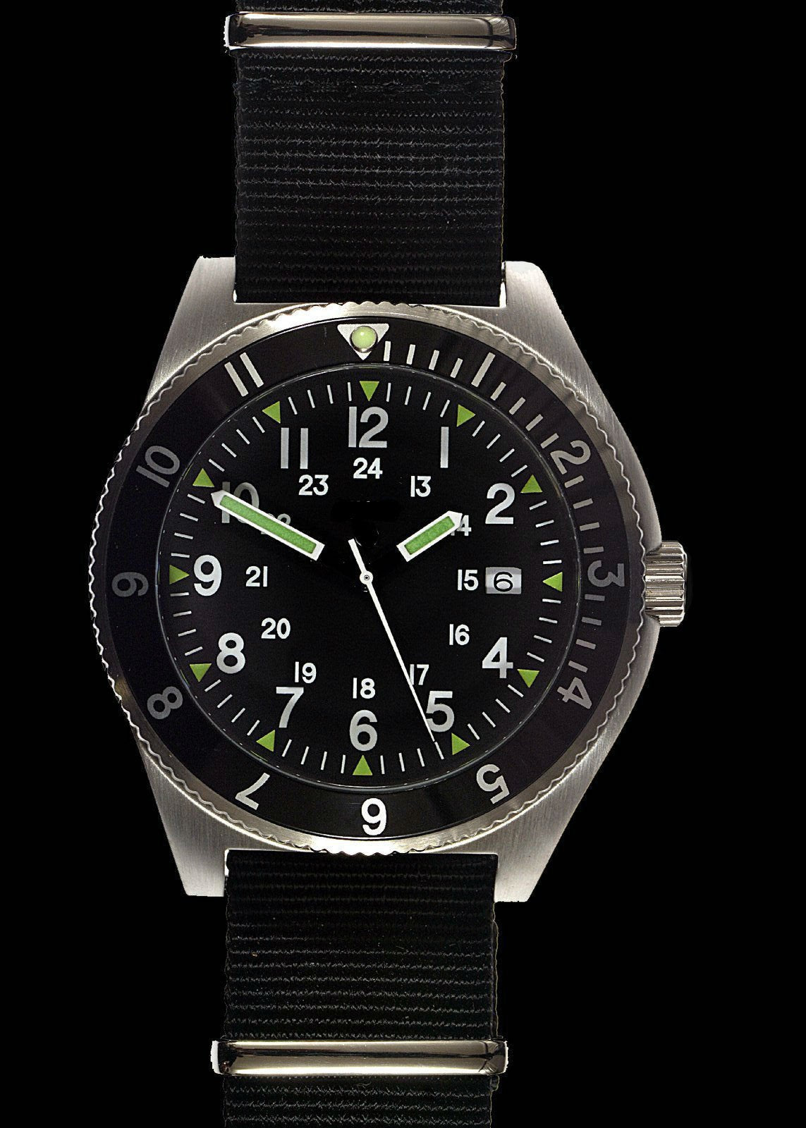 MWC Classic Navigator Watch - 300m Water Resistant Stainless Steel Navigator Watch with Super Luminova (Unbranded)