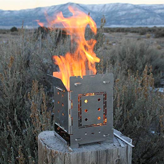 Folding Firebox Campfire Stove (Gen 2) - Deluxe Kit