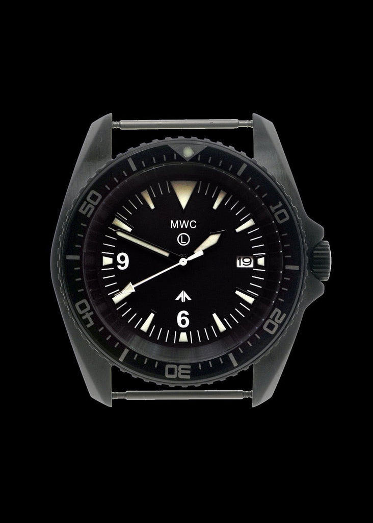 MWC Divers Watch - Military Divers Watch in PVD Steel Case (Automatic) Latest 2019 Model with Ceramic Bezel and Sapphire Crystal