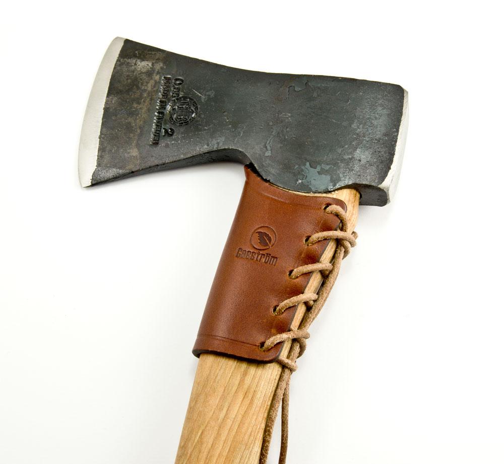 Leather Axe  Overstrike guard