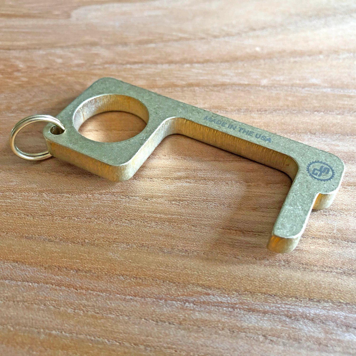 Hygiene Hand Tool - Antimicrobial Brass - For Everyday Tasks, Helps Reduce Exposure to Germs