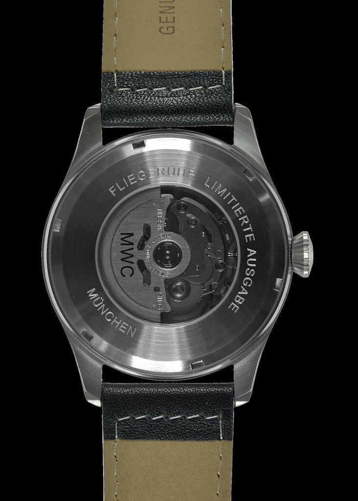 MWC Classic Pilots Watch - 46mm Limited Edition XL Luftwaffe Pattern Military Aviators Watch (Retro Dial Version)