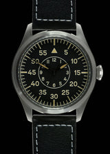 MWC Classic Pilots Watch - 46mm Limited Edition XL Luftwaffe Pattern Military Aviators Watch (Retro Dial Version)