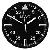 MWC Clock - Latest 2018 Military Pattern, Silent Sweep Movement, 22.5cm - Wall Clock