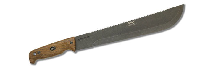 EKA - Mach Blade W1 - G10 Camo Wood Bush Craft  Machete
