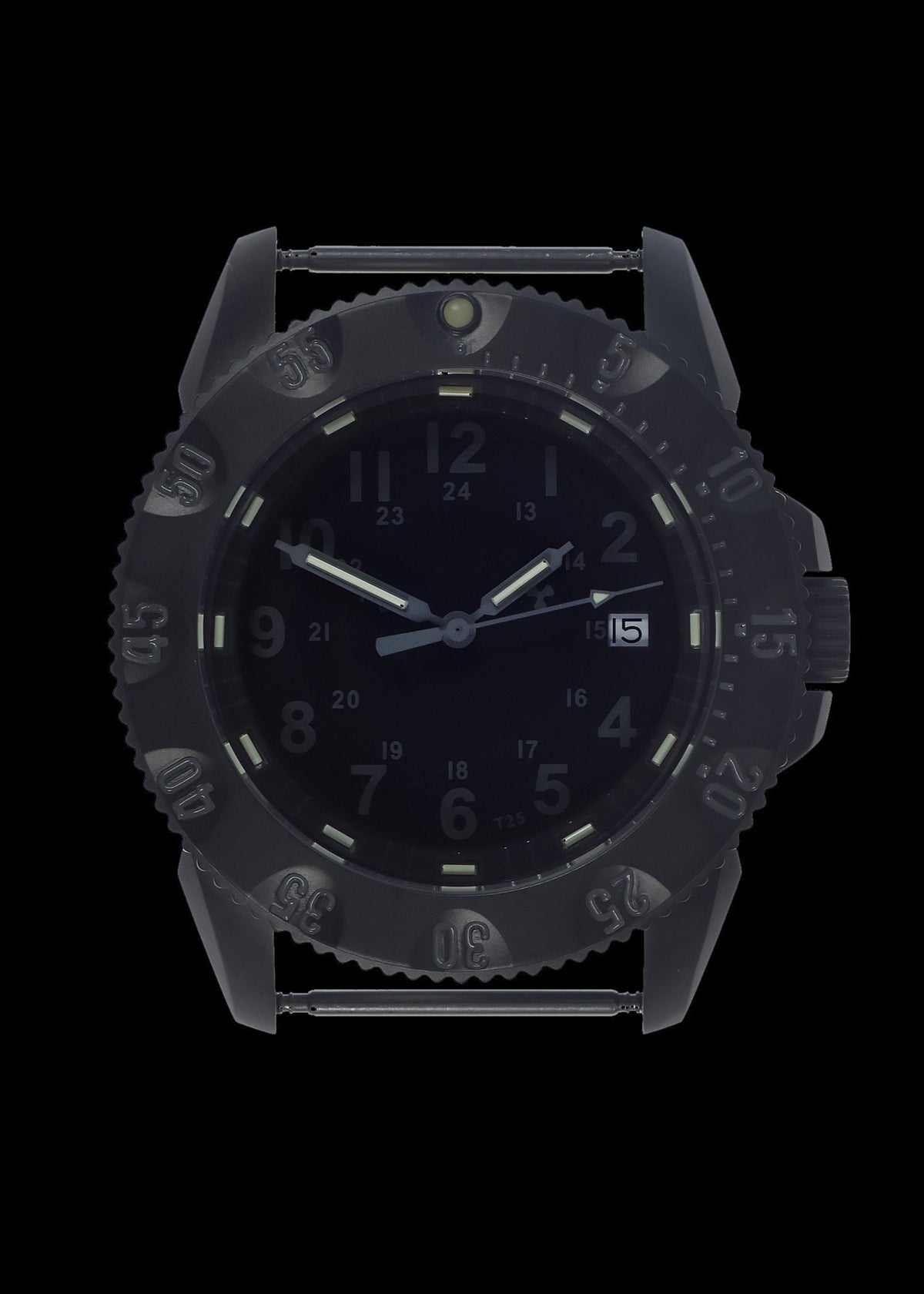 MWC Infantry Watch - P656 Tactical Series Watch, Subdued Dial, GTLS Tritium, Ten Year Battery Life (Date Version)