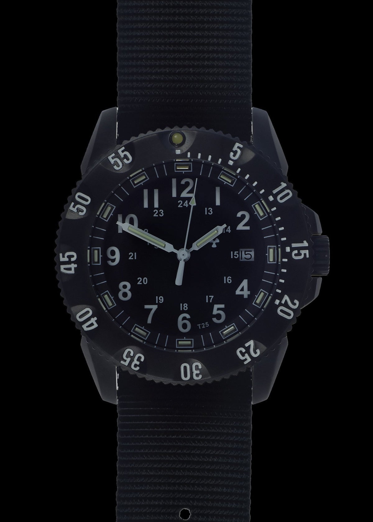 MWC Infantry Watch - P656 Tactical Series Watch, GTLS Tritium, 24 Jewel Automatic Movement, Sapphire Crystal (Date Version)