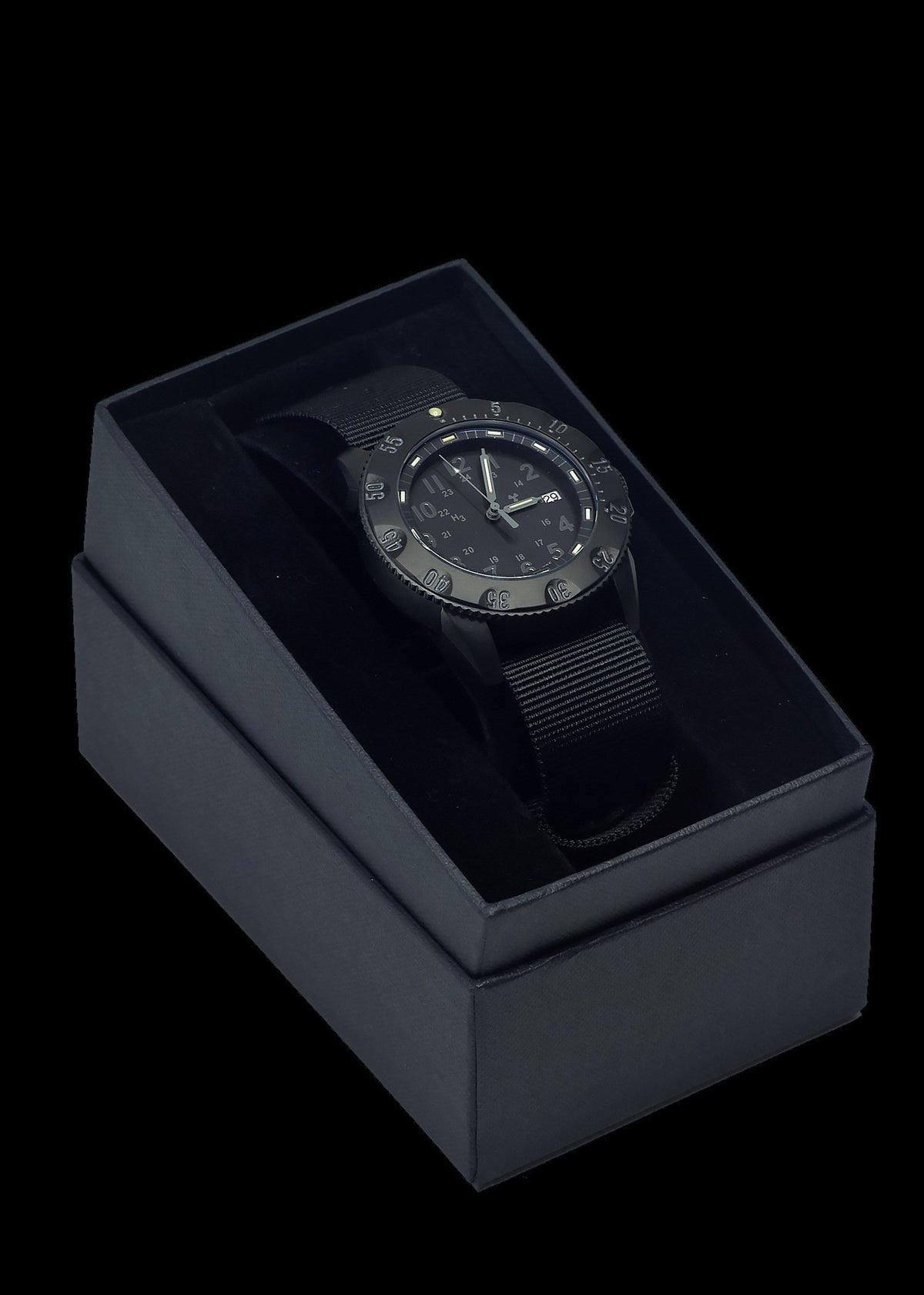MWC Infantry Watch - P656 Tactical Series Watch, Subdued Dial, GTLS Tritium, Ten Year Battery Life (Date Version)