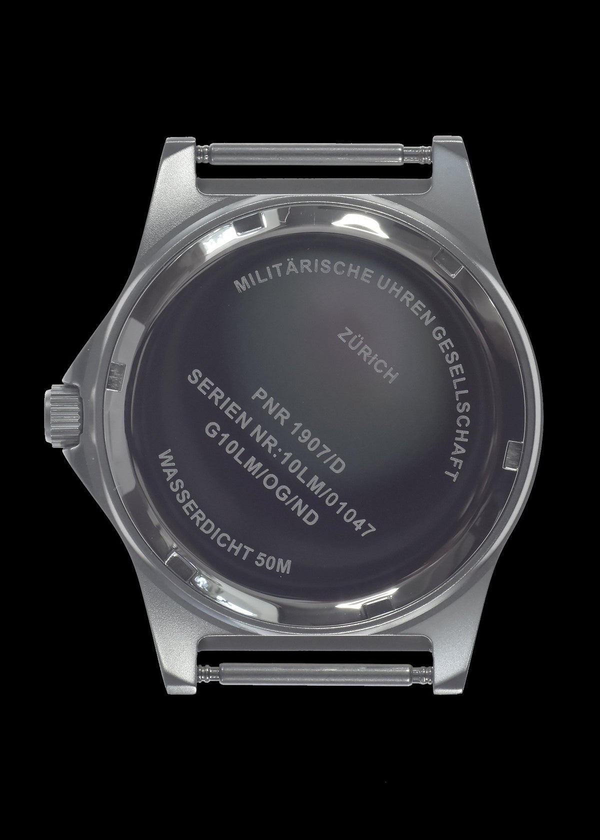 MWC Infantry Watch - G10 LM Stainless Steel Military Watch Non Date (Black NATO Strap)