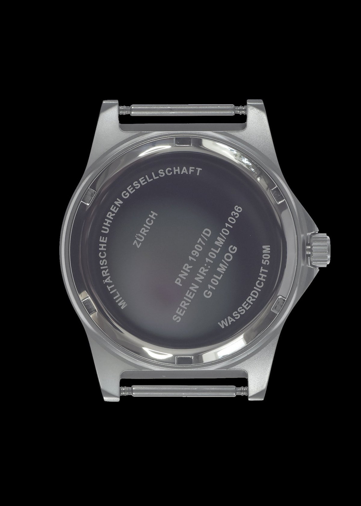 MWC Infantry Watch - G10 LM Non Date Stainless Steel Military Watch (Desert Strap)