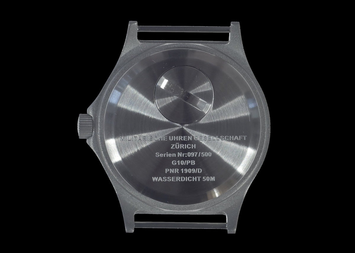 MWC Infantry Watch - G10 50m PVD SAR / Coastguard Watch, Battery Hatch, Solid Strap Bars, 60 Month Battery Life