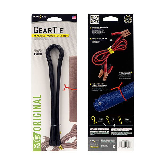 Nite Ize Gear Tie® Reusable Rubber Twist Tie™ 18