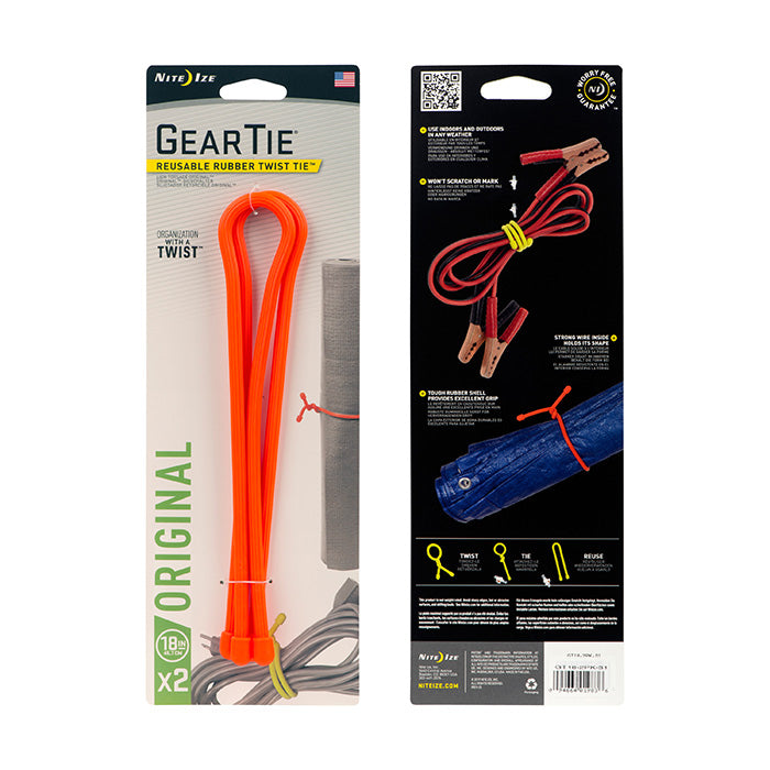 Nite Ize Gear Tie® Reusable Rubber Twist Tie™ 18"