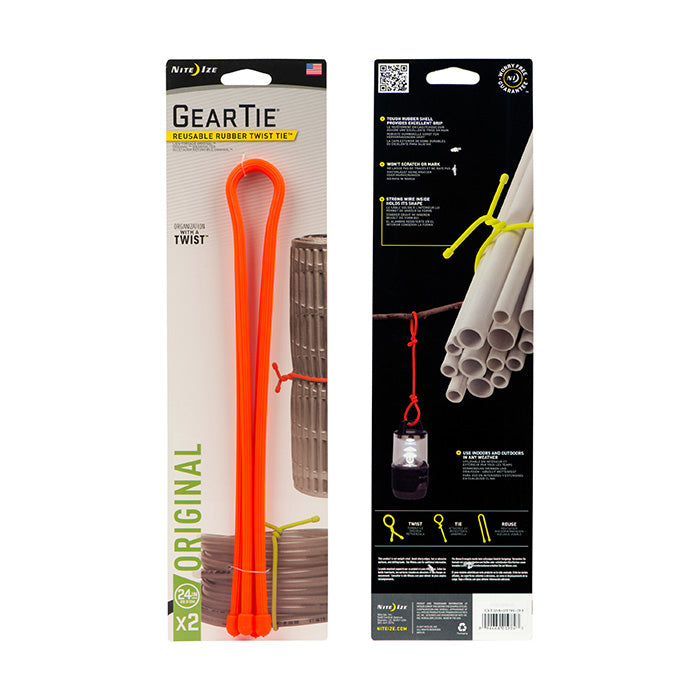 Nite Ize Gear Tie® Reusable Rubber Twist Tie™ 24