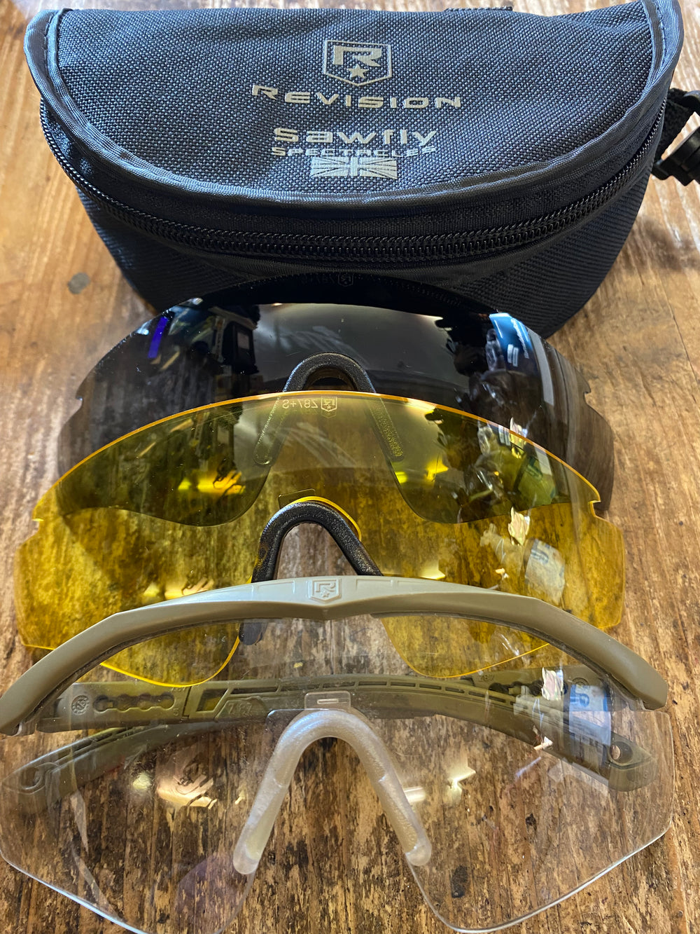 Revision Sawfly Ballistic  Glasses British Army Issue