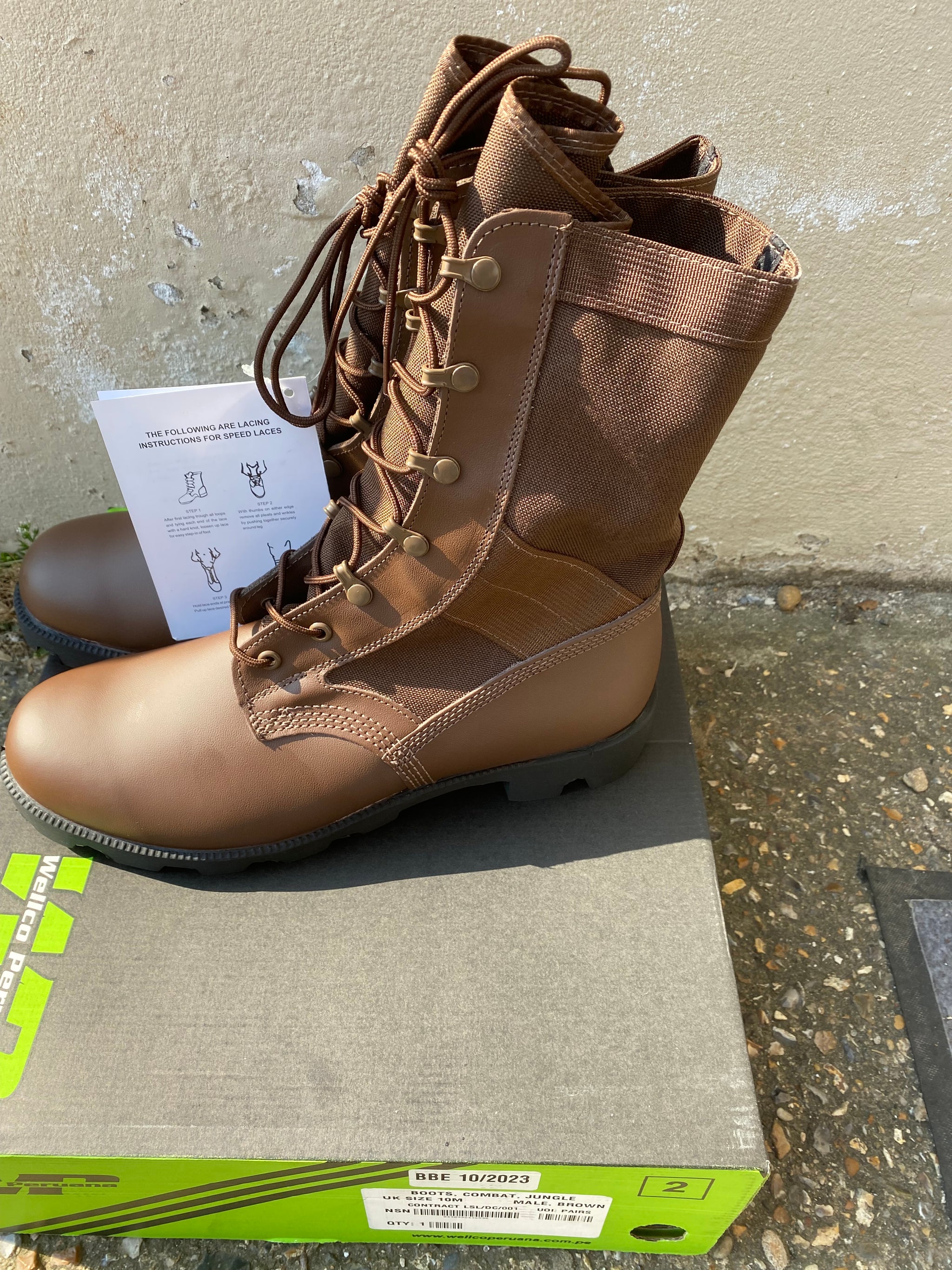 Army Combat Boots British Army Brown Jungle Boots British Army