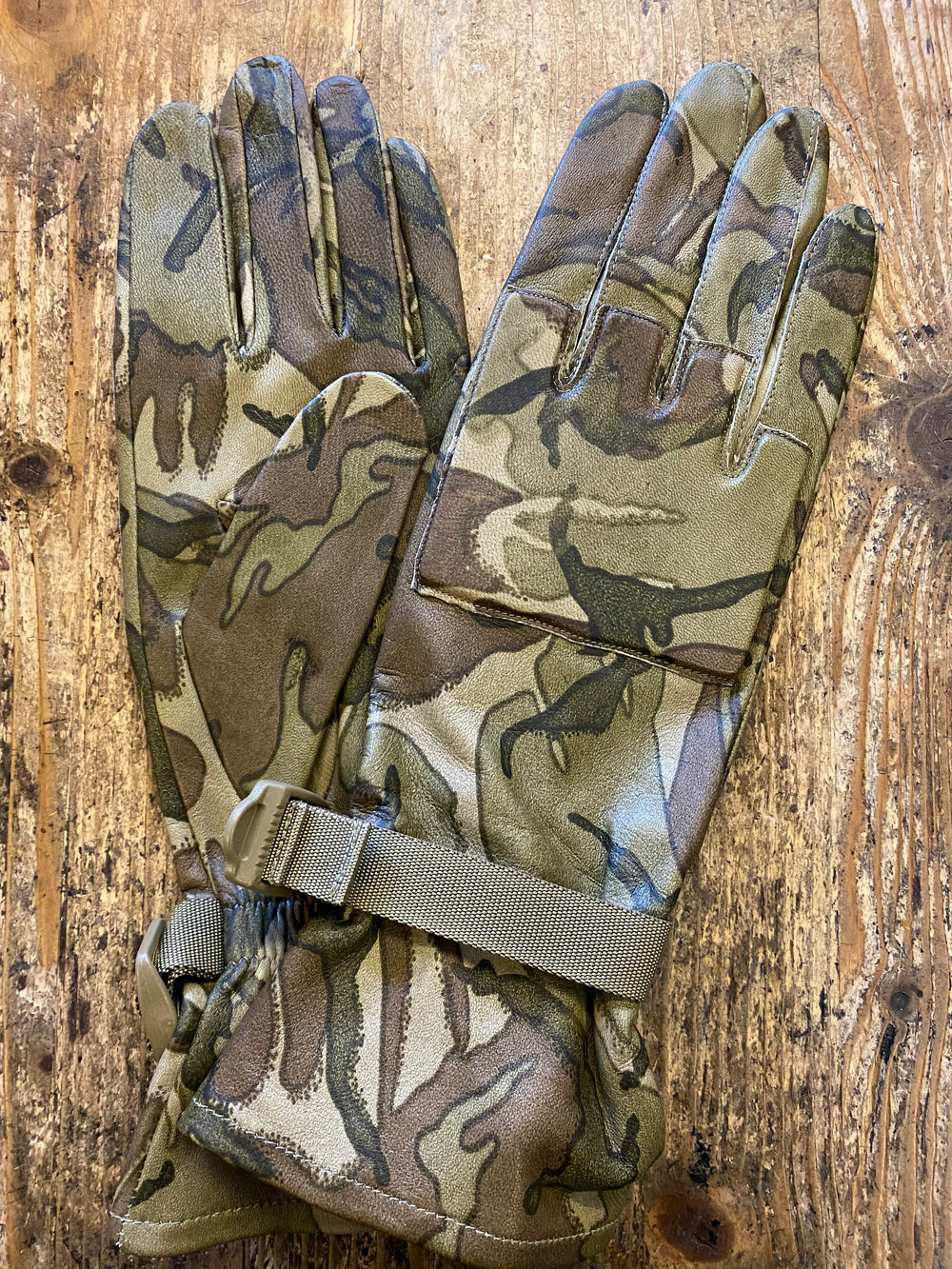 British Army Leather MTP Tactical Gloves