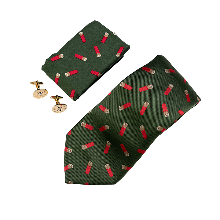 Jack Pyke - Cartridge Tie, Hanky & Cufflink Gift Set
