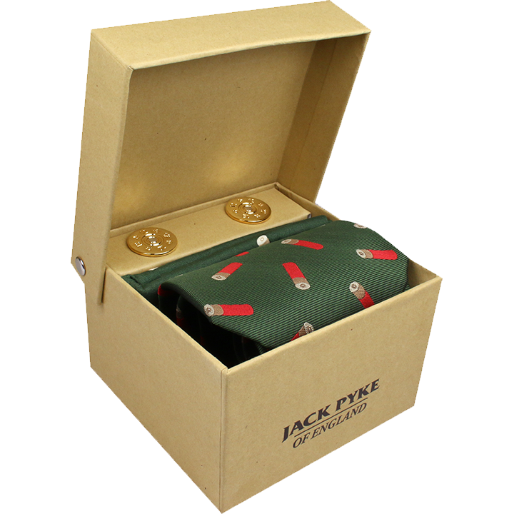 Jack Pyke - Cartridge Tie, Hanky & Cufflink Gift Set