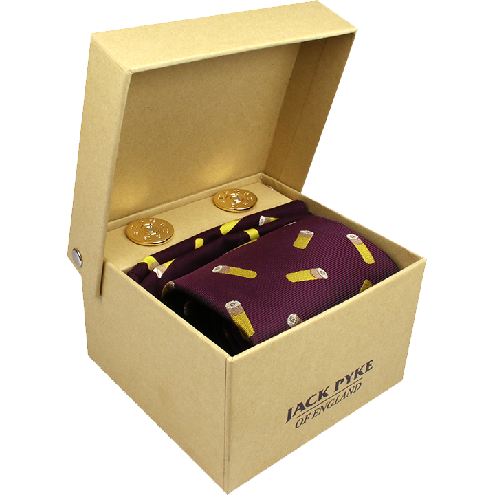 Jack Pyke - Cartridge Tie, Hanky & Cufflink Gift Set