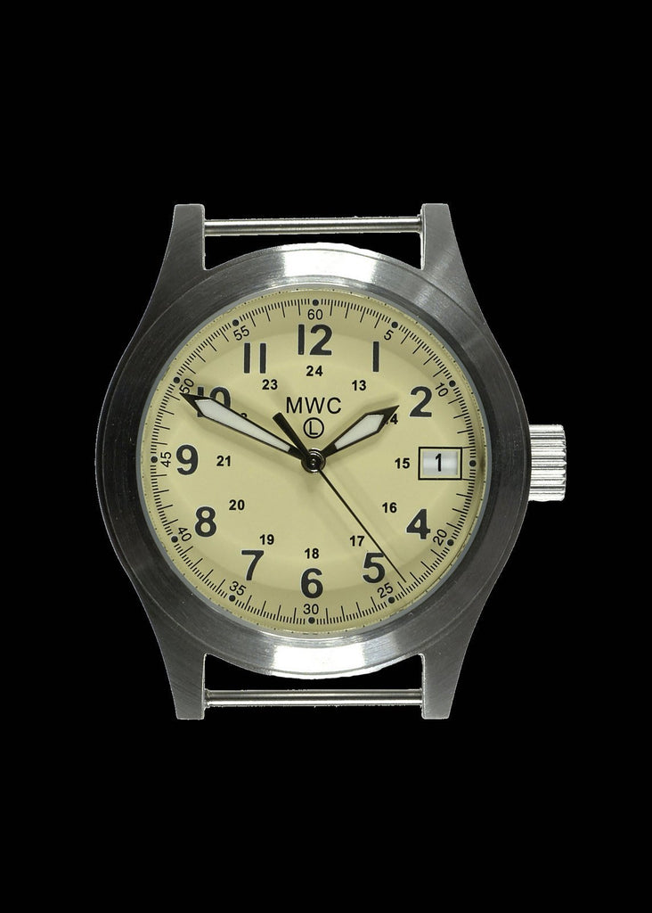 MWC Classic Watch - 100m Water Resistant Watch - Limited Edition with Cream Dial, 24 Jewel Automatic Movement