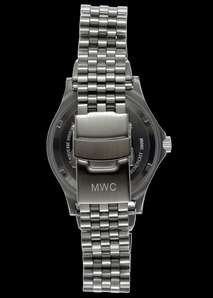 MWC Infantry Watch - G10 300m / 1000ft Water resistant Stainless Steel Military Watch with Sapphire Crystal on Bracelet