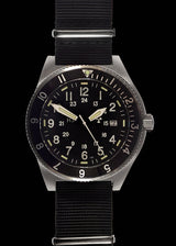 MWC Classic Navigator Watch - 300m Water Resistant Stainless Steel Tritium GTLS Navigator Watch (Unbranded)