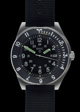 MWC 300m Water Resistant Stainless Steel Navigator Watch with Luminova (Automatic)