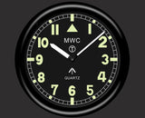 MWC Clock - Retro G10 Pattern Military, Silent Sweep Movement, 30cm - Wall Clock