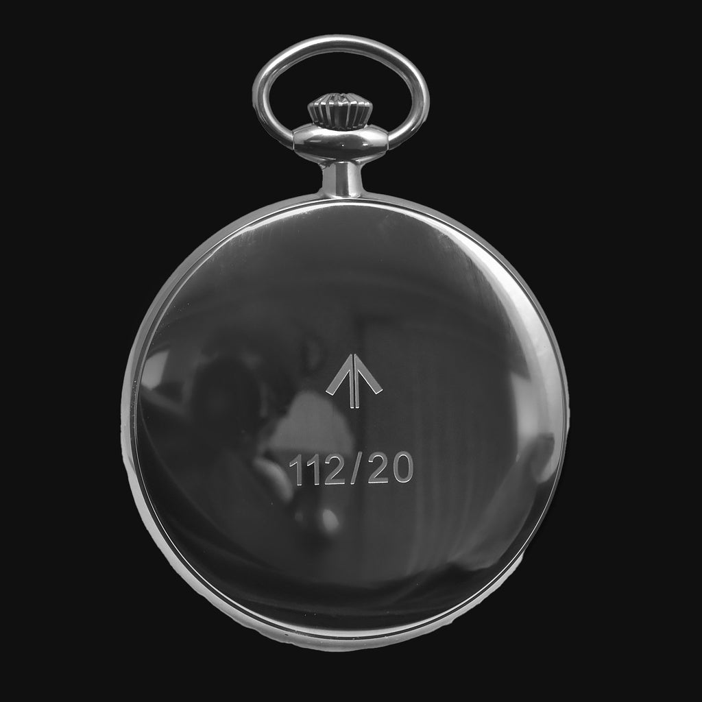 MWC Pocket Watch - General Service Military - Hybrid Movement with Black Dial