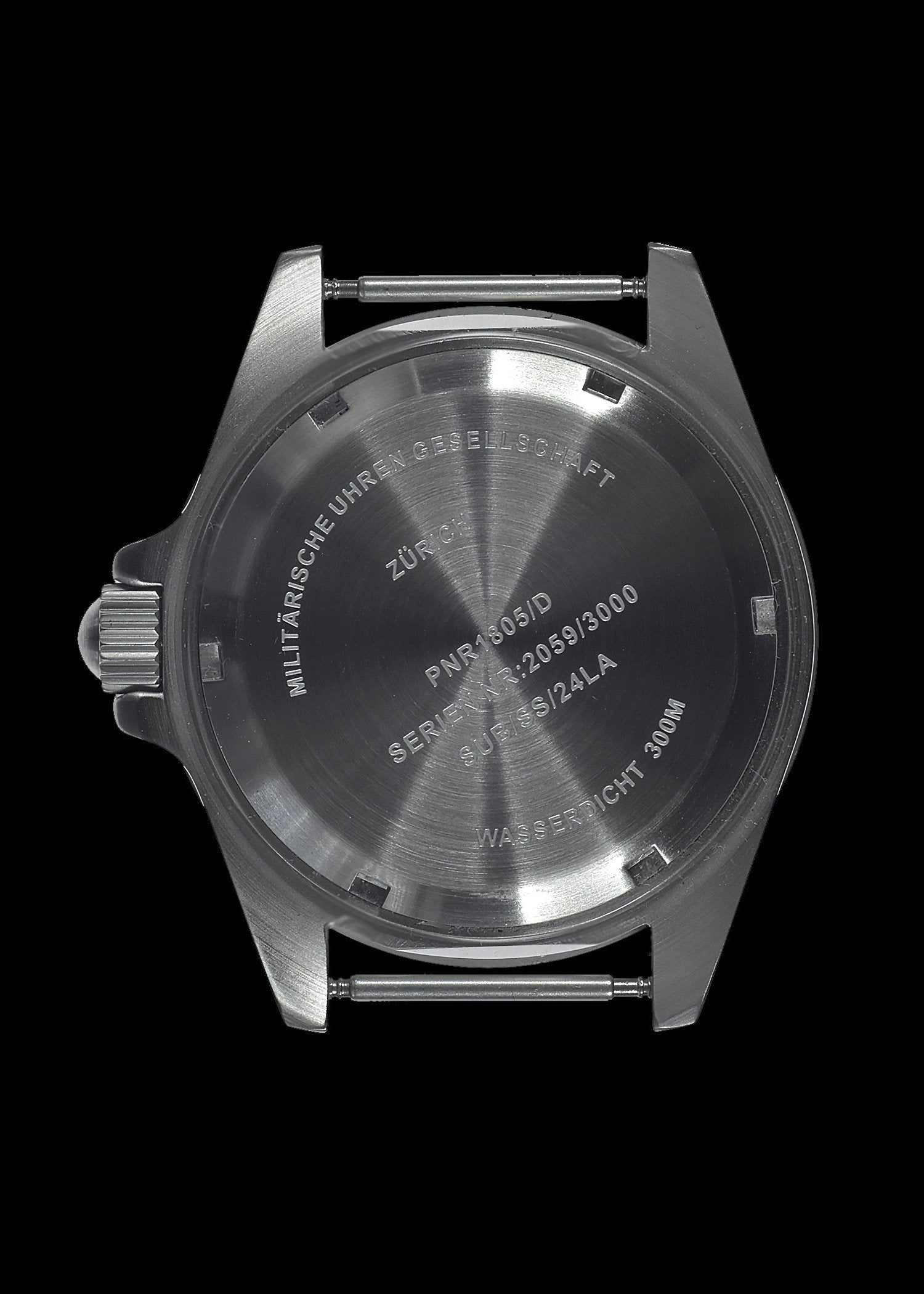 MWC Divers Watch - 24 Jewel U.S Pattern 300m Automatic Military Divers Watch, Sapphire Crystal, Ceramic Bezel on a NATO Webbing Strap